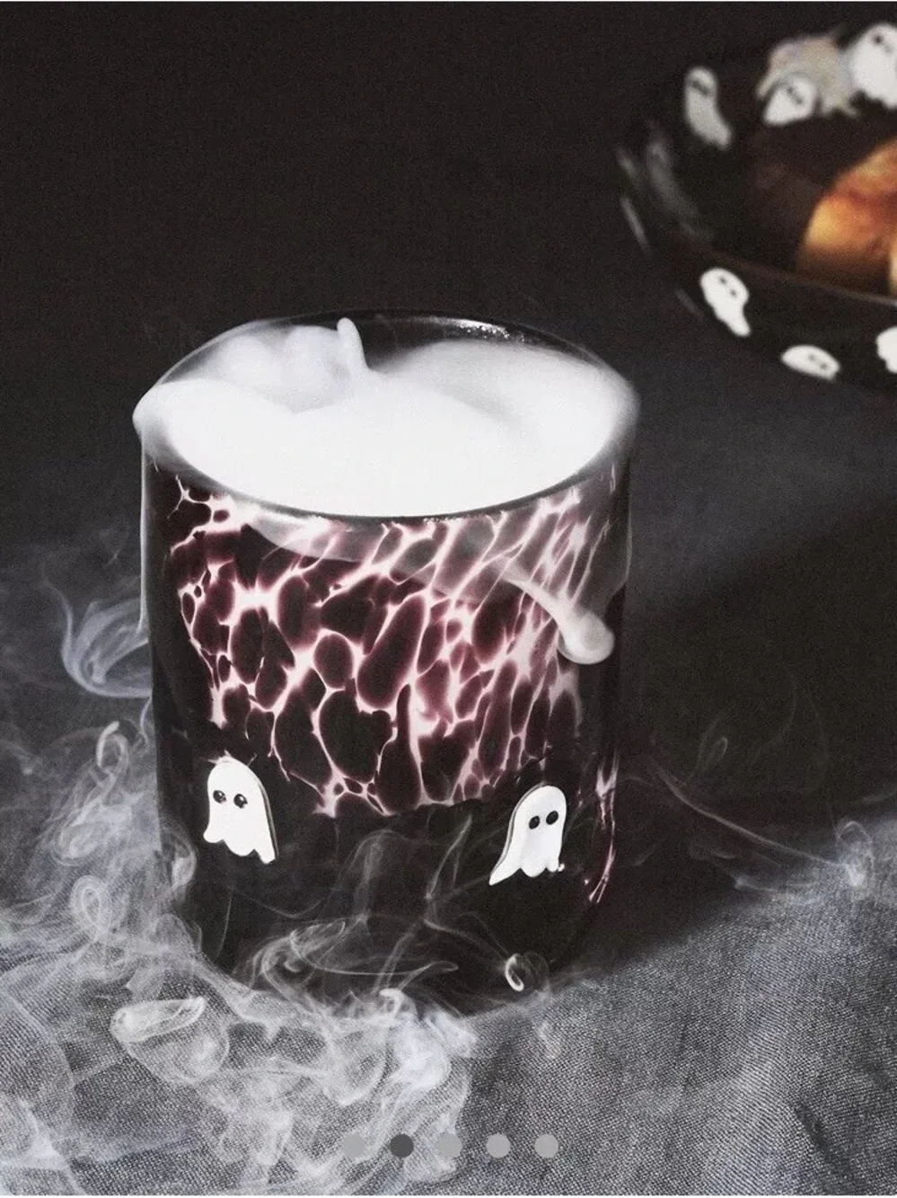 Anthropologie Mystic Icon Juice Glass Ghost